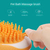 Dog Cat Bath Brush 2-in-1 Pet SPA Massage Comb Soft Silicone Pets Shower Hair Grooming Cmob Dog Cleaning Tool Pet Products Eureka Online Store