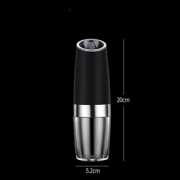 Rechargeable Electric Pepper And Salt Grinder Set One-Handed No Battery Needed Automatic Grinder With Adjustable Coarseness LED Light Refillable MBGroupWorldwide