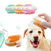 Dog Cat Bath Brush 2-in-1 Pet SPA Massage Comb Soft Silicone Pets Shower Hair Grooming Cmob Dog Cleaning Tool Pet Products Eureka Online Store